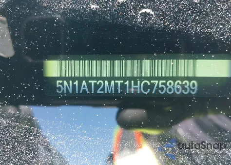 2017 Nissan Rogue S/Sl z USA, uszkodzony, nr VIN 5N1AT2MT1HC758639